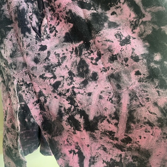 Linen Tie-Dye Women's Jacket/ Robe - Picture 2 of 5